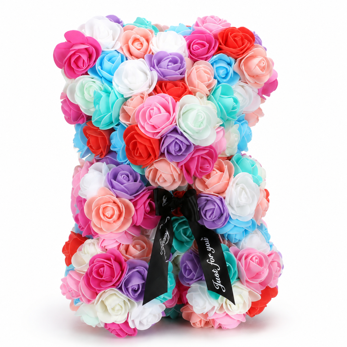 Rosenbär mit Schleife zum Valentinstag