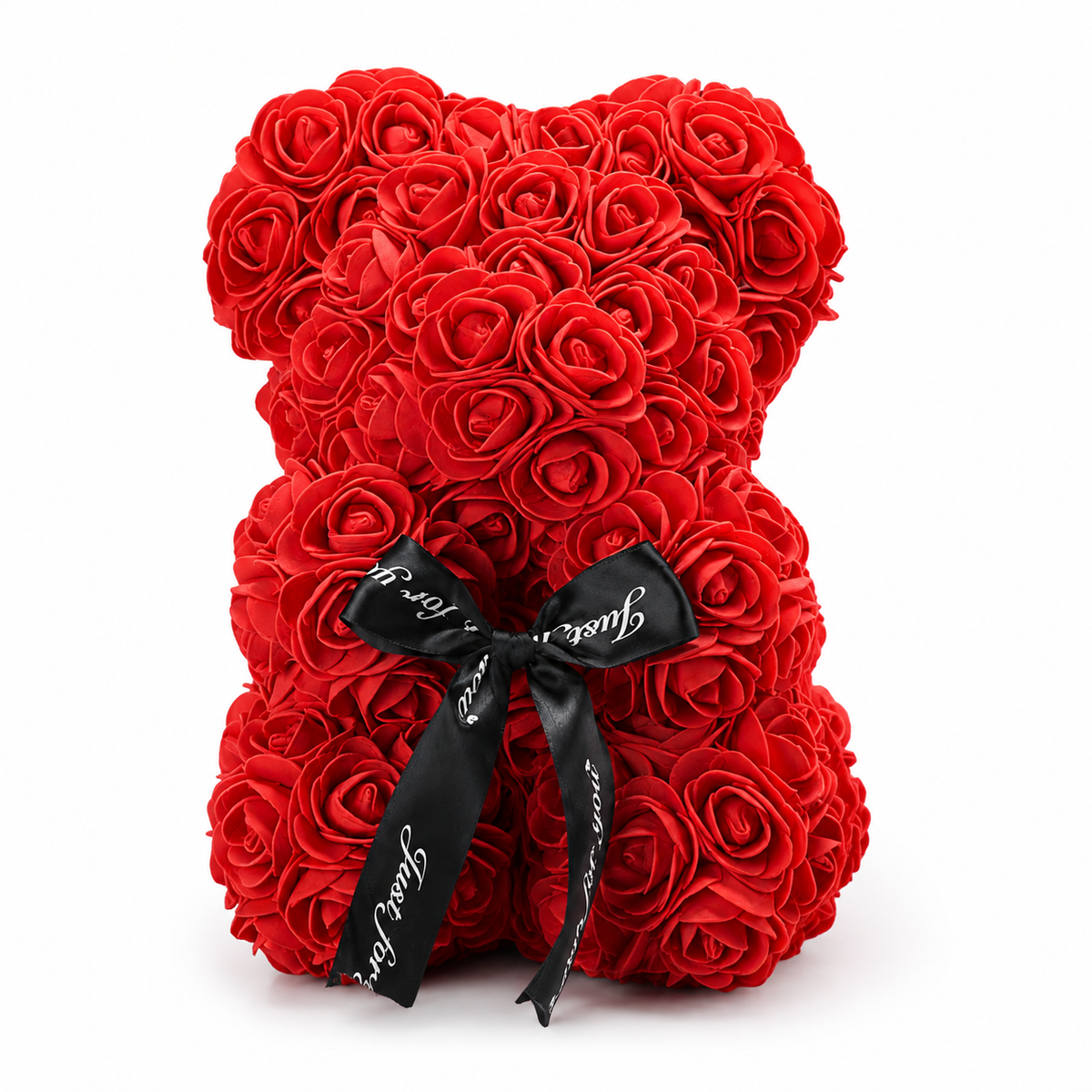Ours en Roses avec Nœud Saint-Valentin