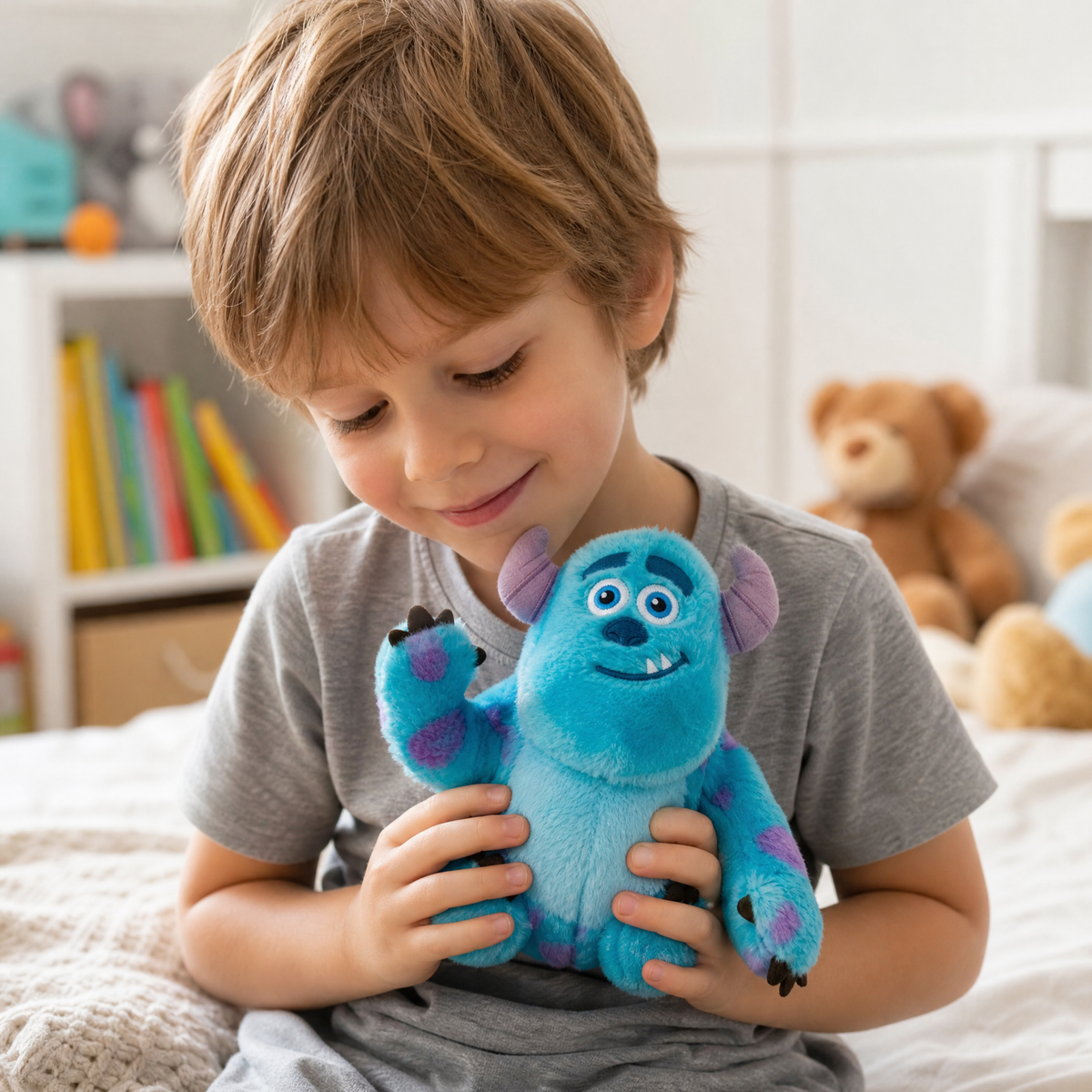 Peluche Aimantée Épaule Sully Monstres & Cie