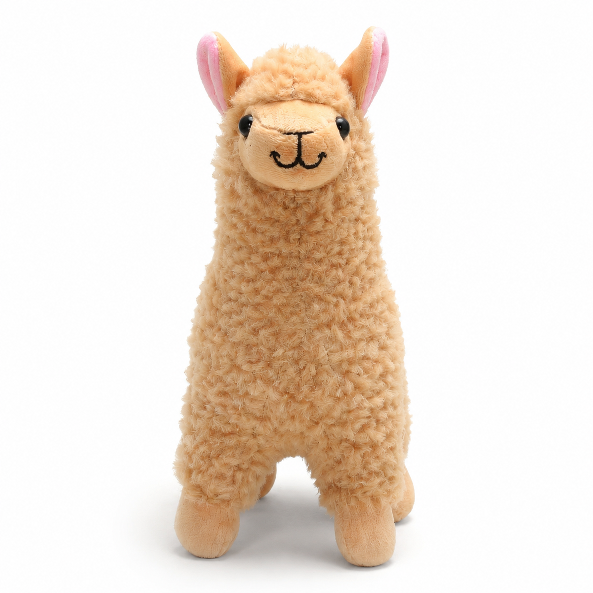 Peluche Alpaga à Poils Longs Bouclés