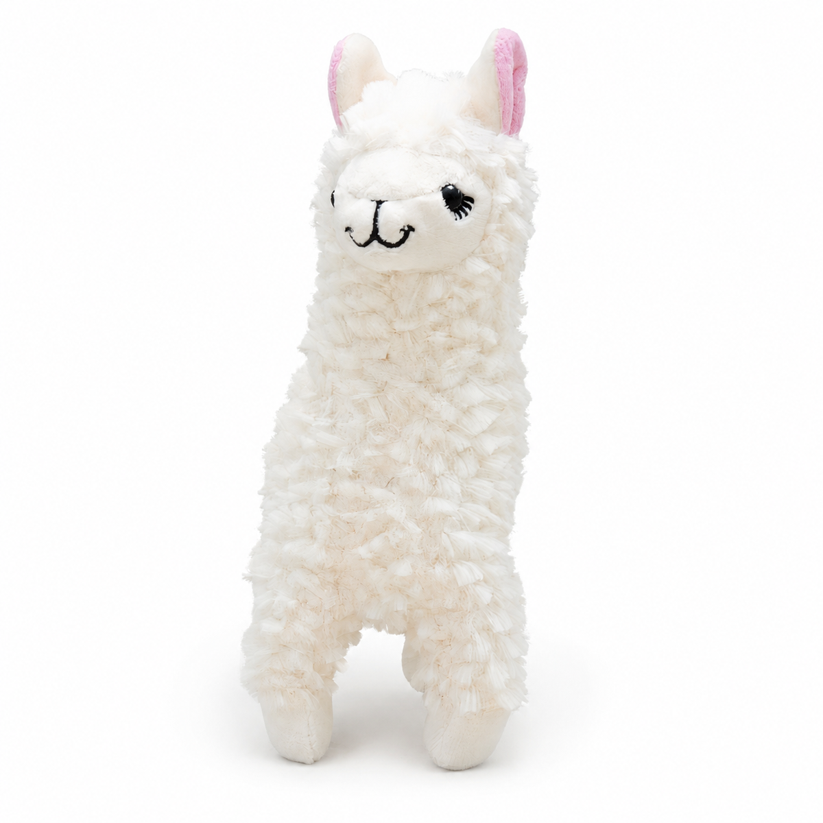 Peluche Alpaga à Poils Longs Bouclés