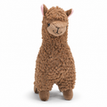 Peluche Alpaga à Poils Longs Bouclés