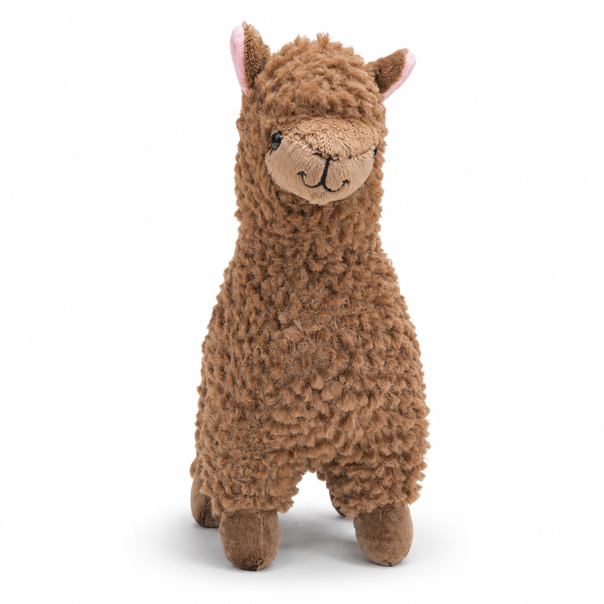 Peluche Alpaga à Poils Longs Bouclés