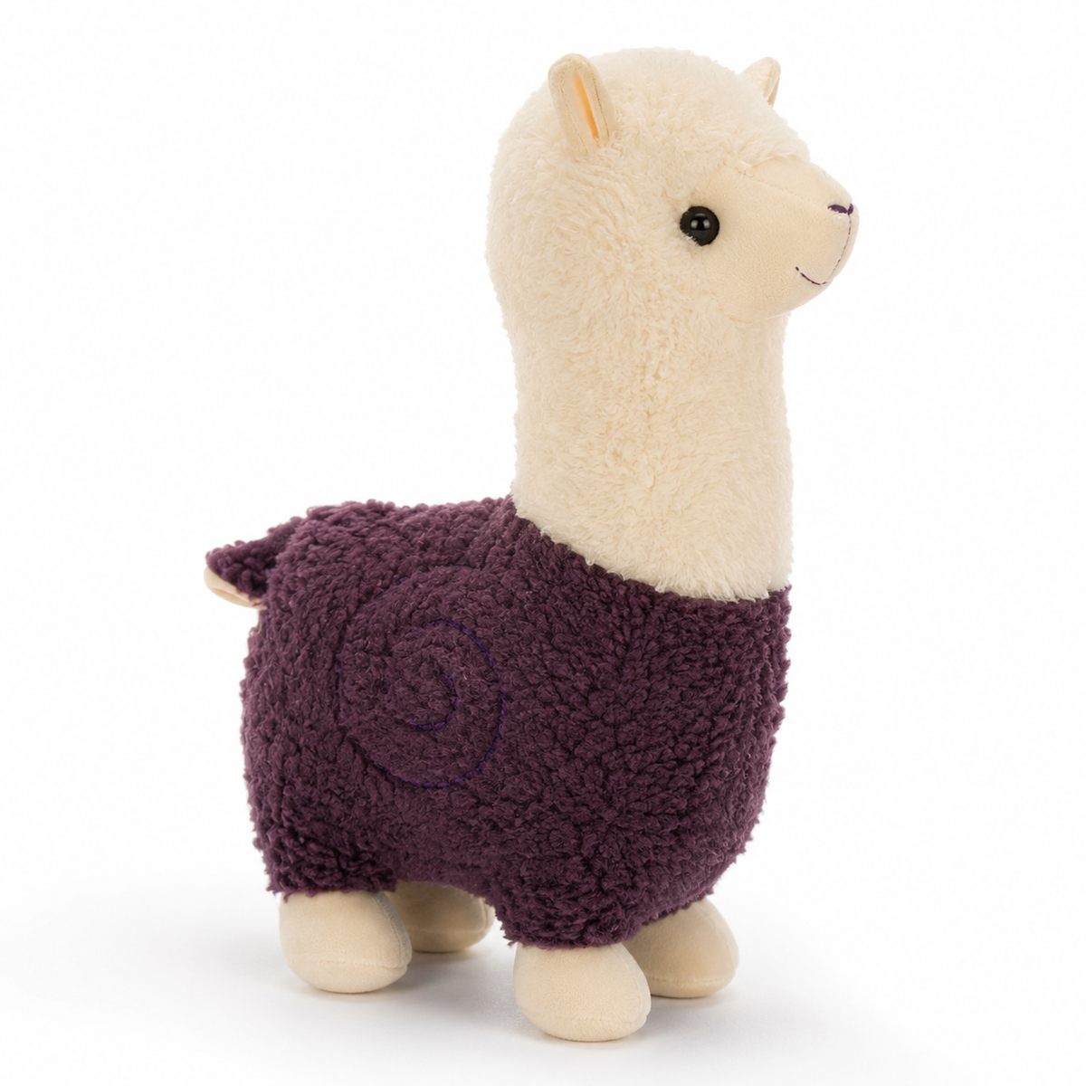 Peluche Alpaga Rouge 28cm Câline