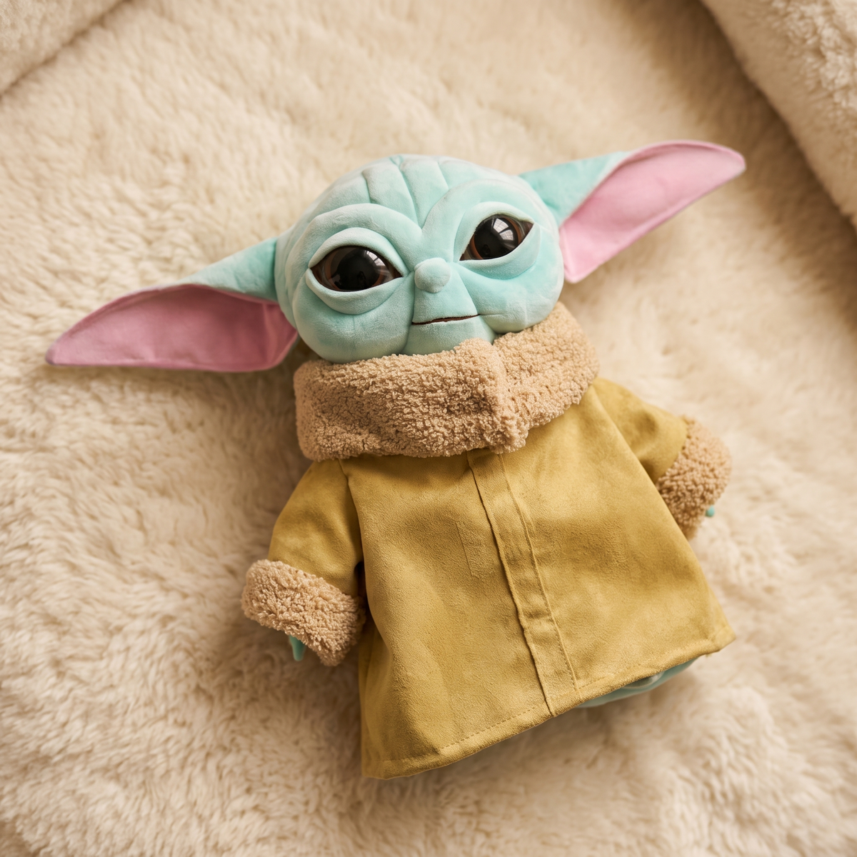 Peluche Baby Yoda Bleu 34cm