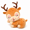 Peluche Cerf Endormi Doudou Apaisant