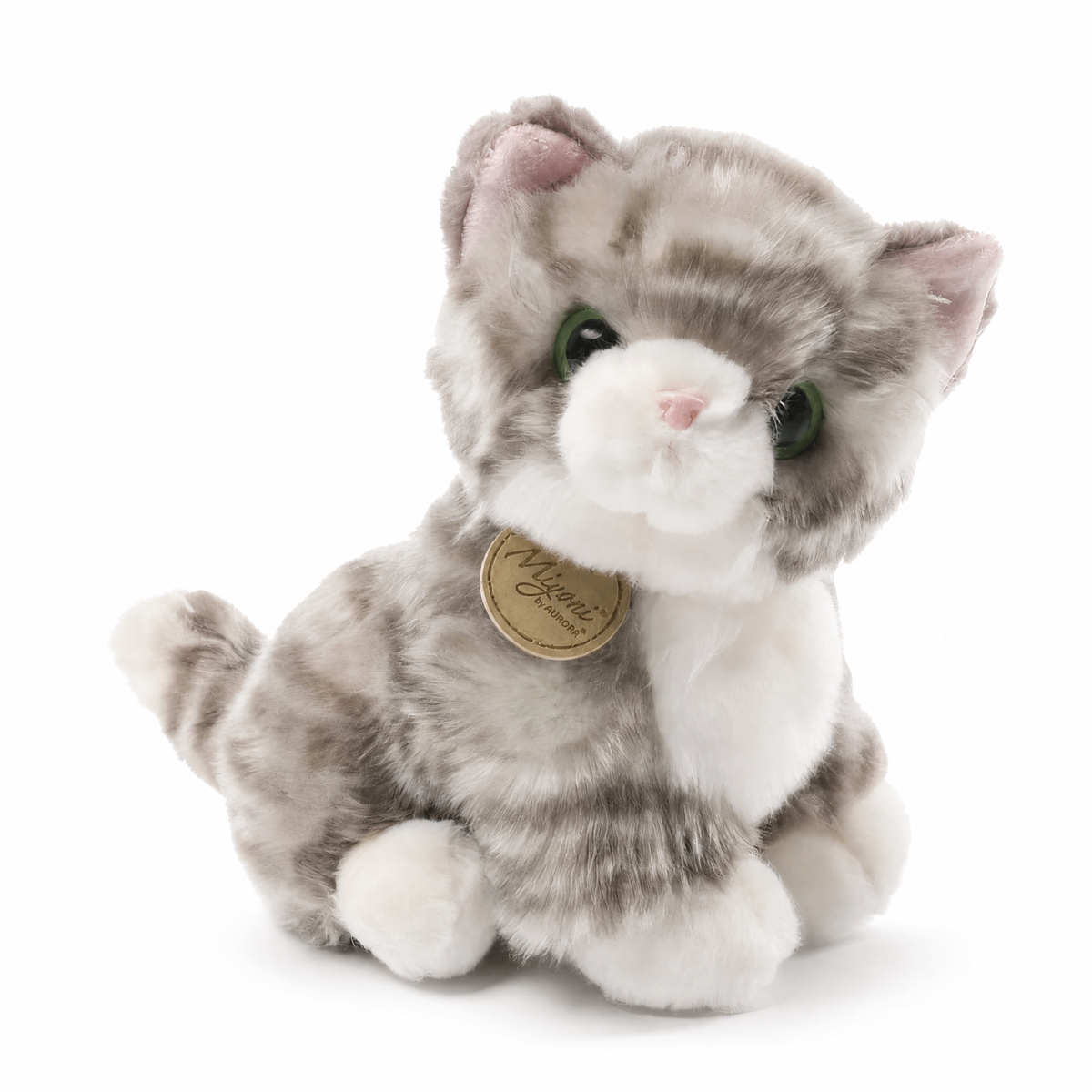 Peluche Chaton aux Grands Yeux Brillants