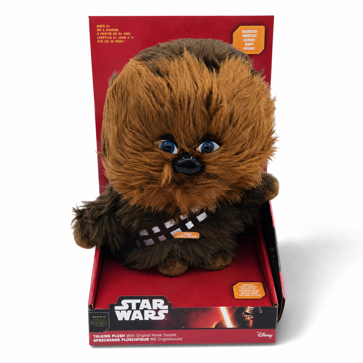 Peluche Chewbacca Parlante Star Wars 30cm