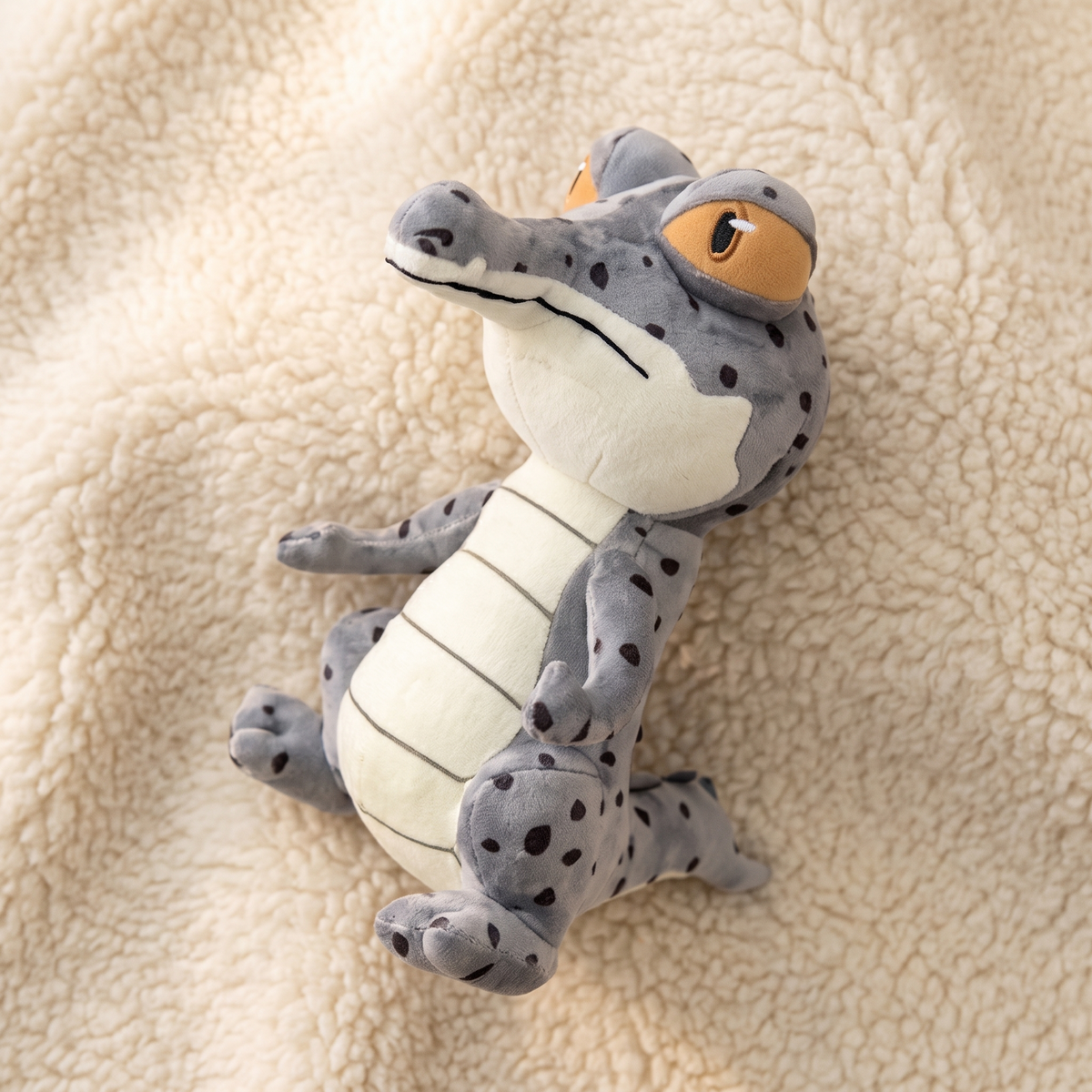 Peluche Crocodile à Gros Yeux Expressifs