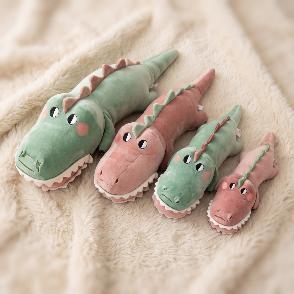 Peluche Crocodile Géante Câlin 70-90cm