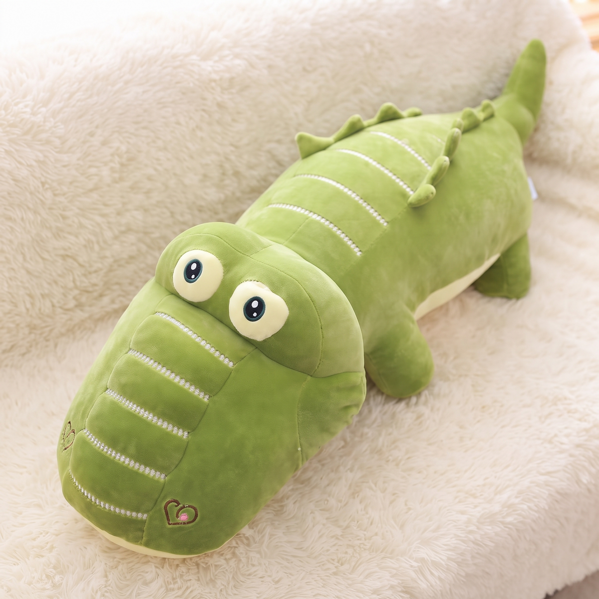 Peluche Crocodile Géante en Coton Doux