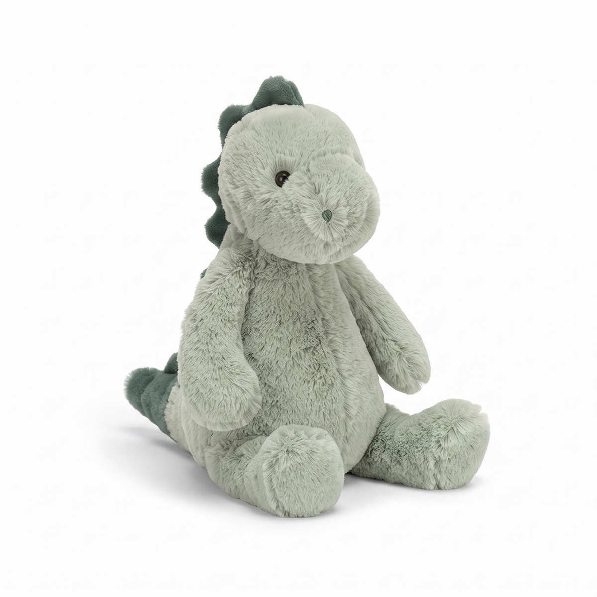 Peluche Dinosaure Vert Ultra Douce 22cm