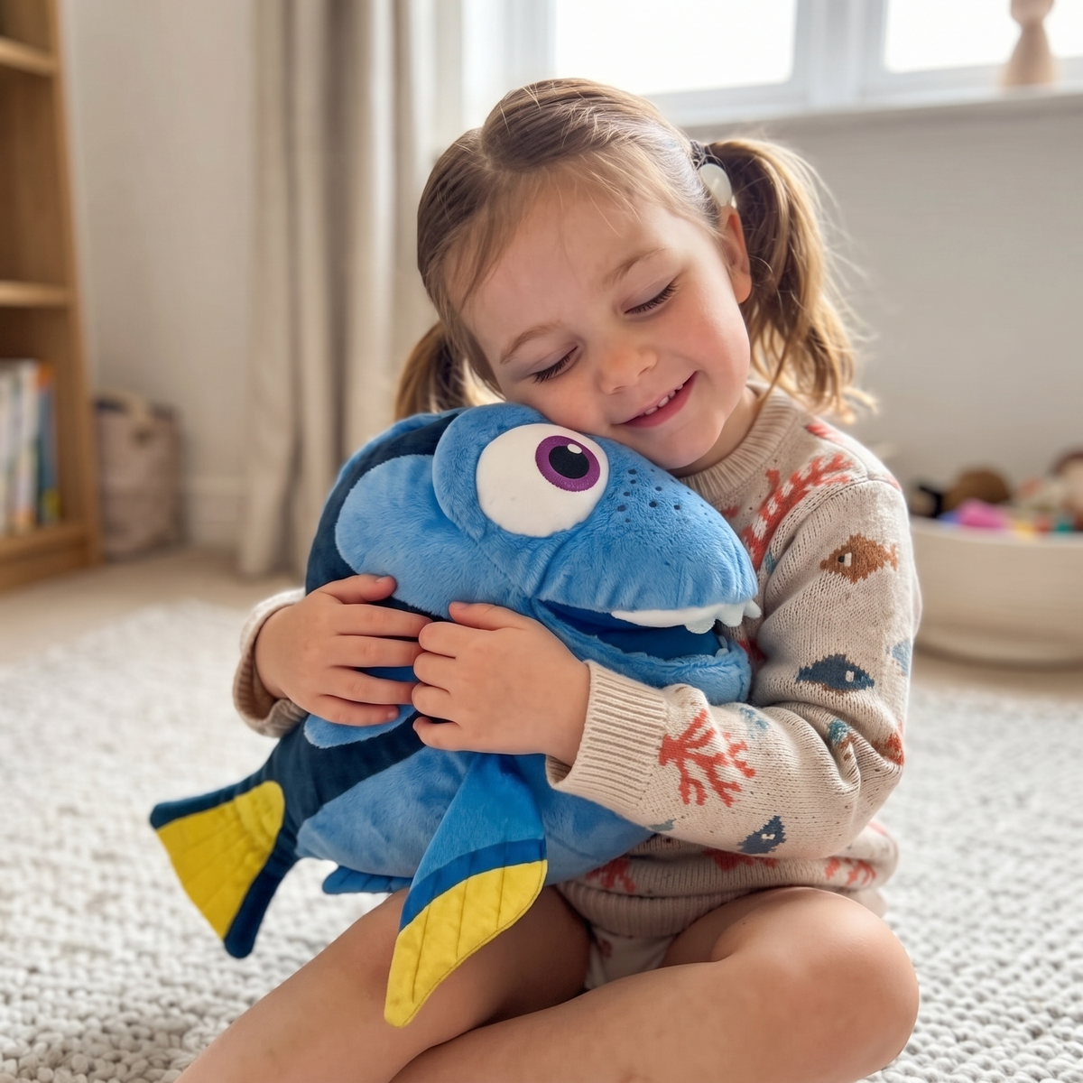 Peluche Dory Poisson Chirurgien Bleu Disney
