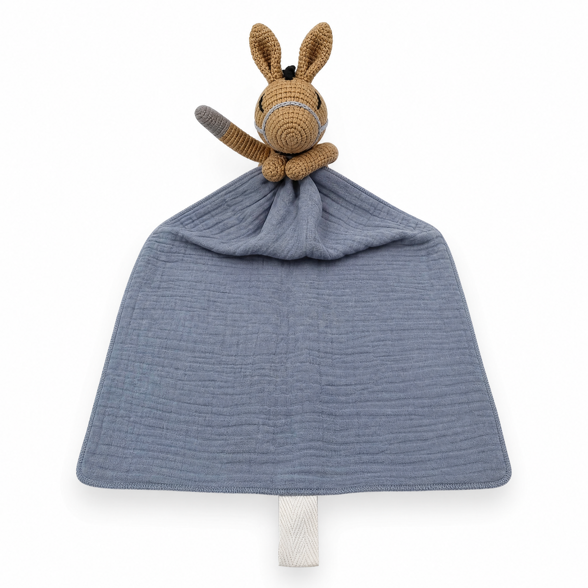 Doudou Plat Bébé Lapin Crocheté