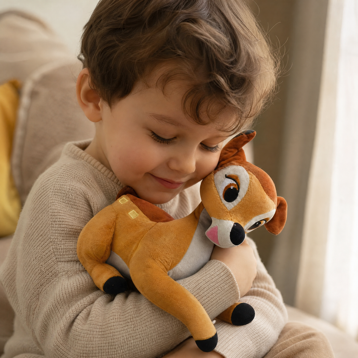 Plüschtier Sitzendes Rehkitz Bambi 15 cm