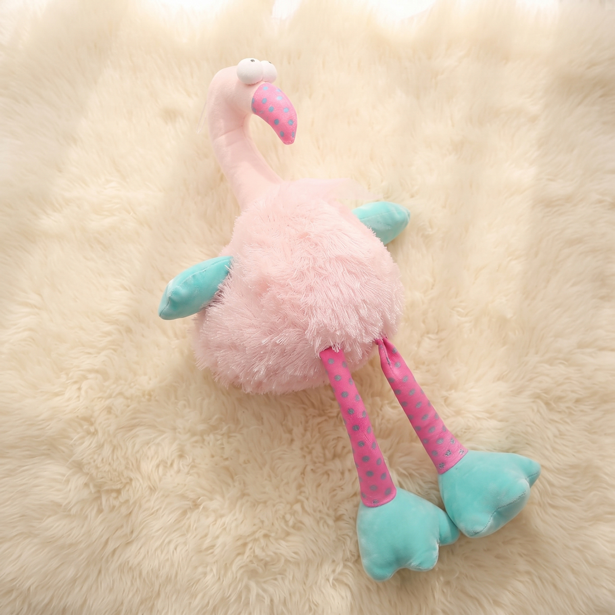 Plüschtier Flamingo Bunt