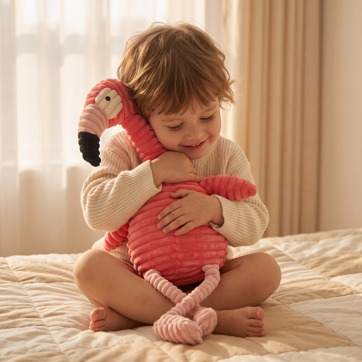 Plüschtier Flamingo Cord 30 cm