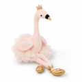 Peluche Flamant Rose Danseuse Tutu Blanc 35cm