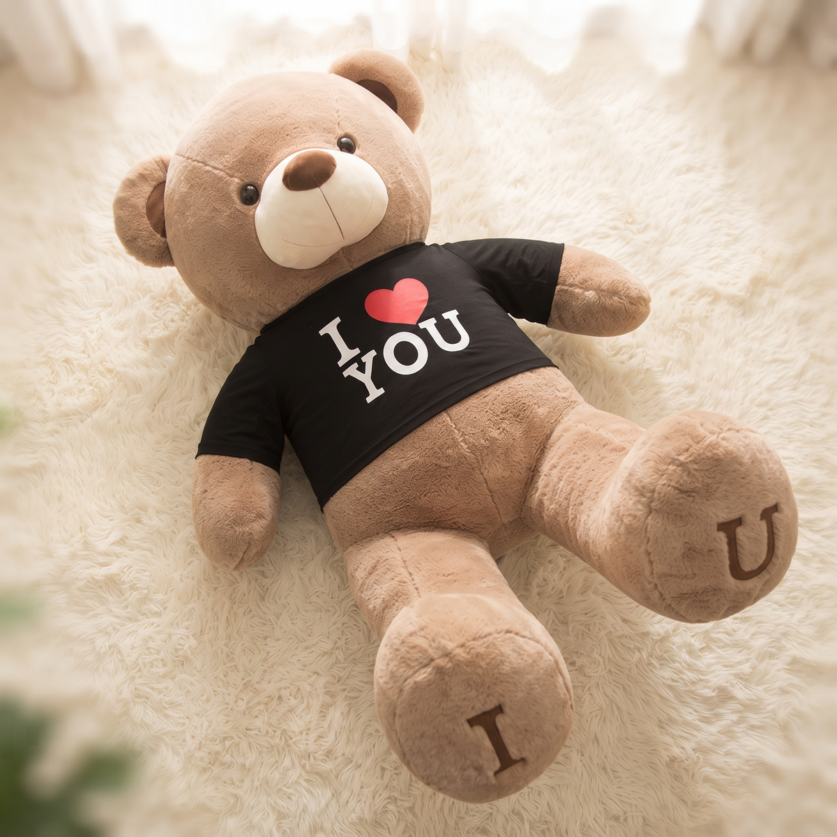 Peluche Géante Ours I Love You