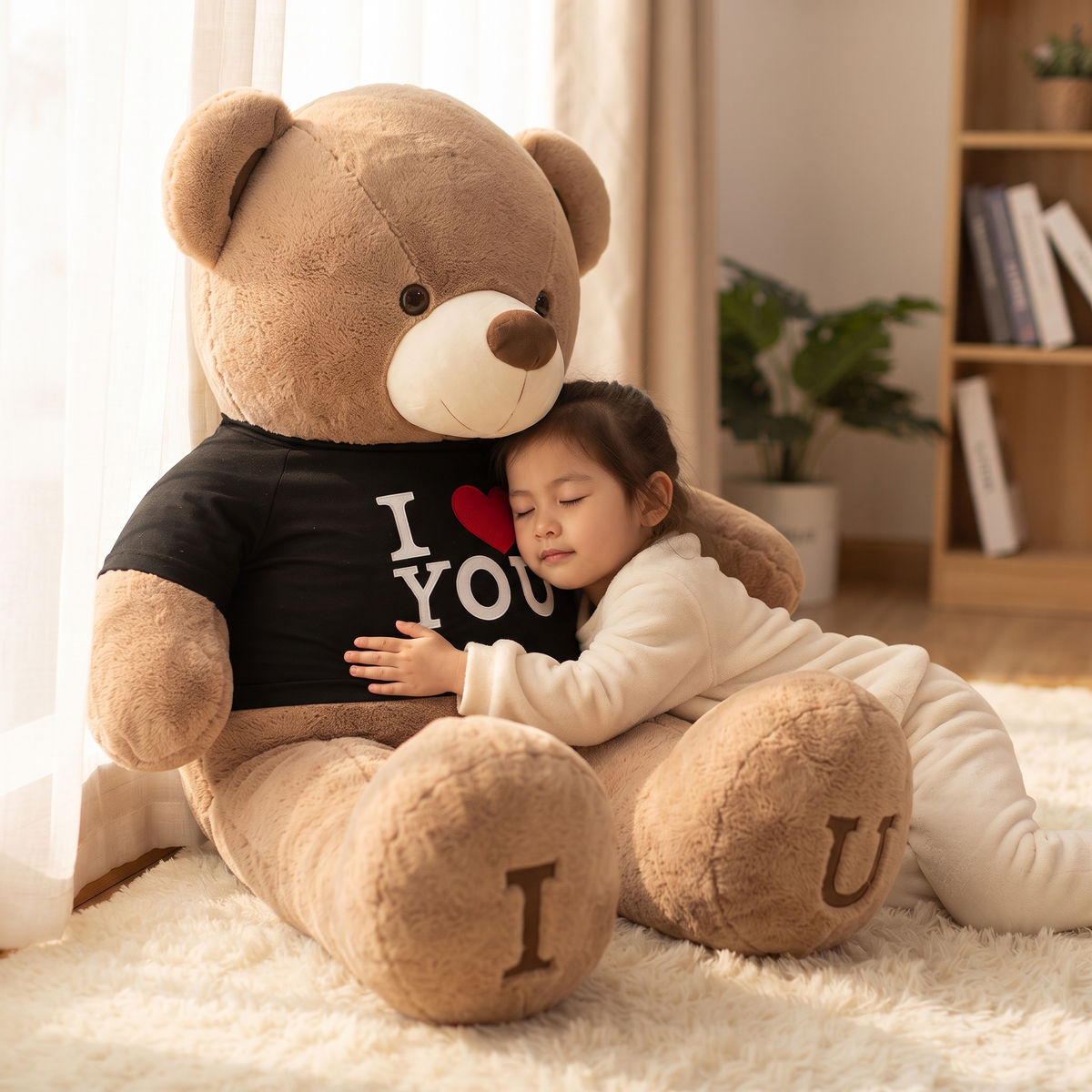 Peluche Géante Ours I Love You