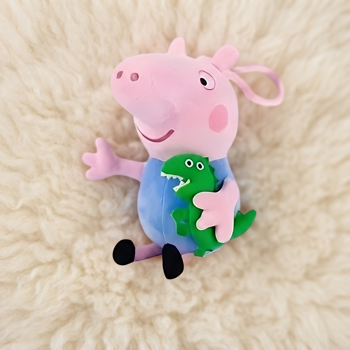 Plüschtier George Peppa Wutz mit Dinosaurier 19 cm