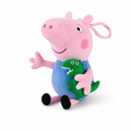 Peluche George Peppa Pig avec Dinosaure 19 cm