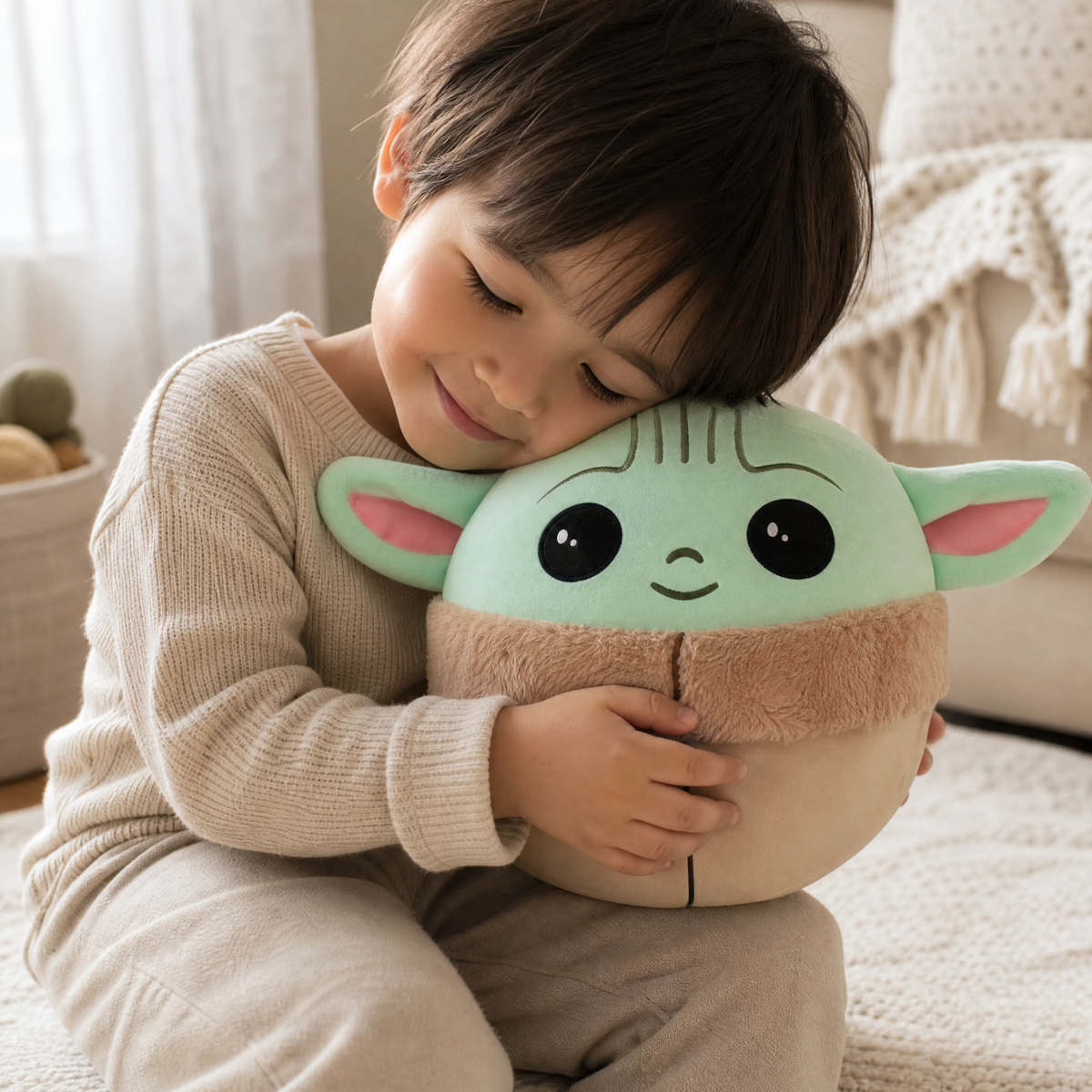 Peluche Grogu Bébé Yoda Star Wars 25 cm