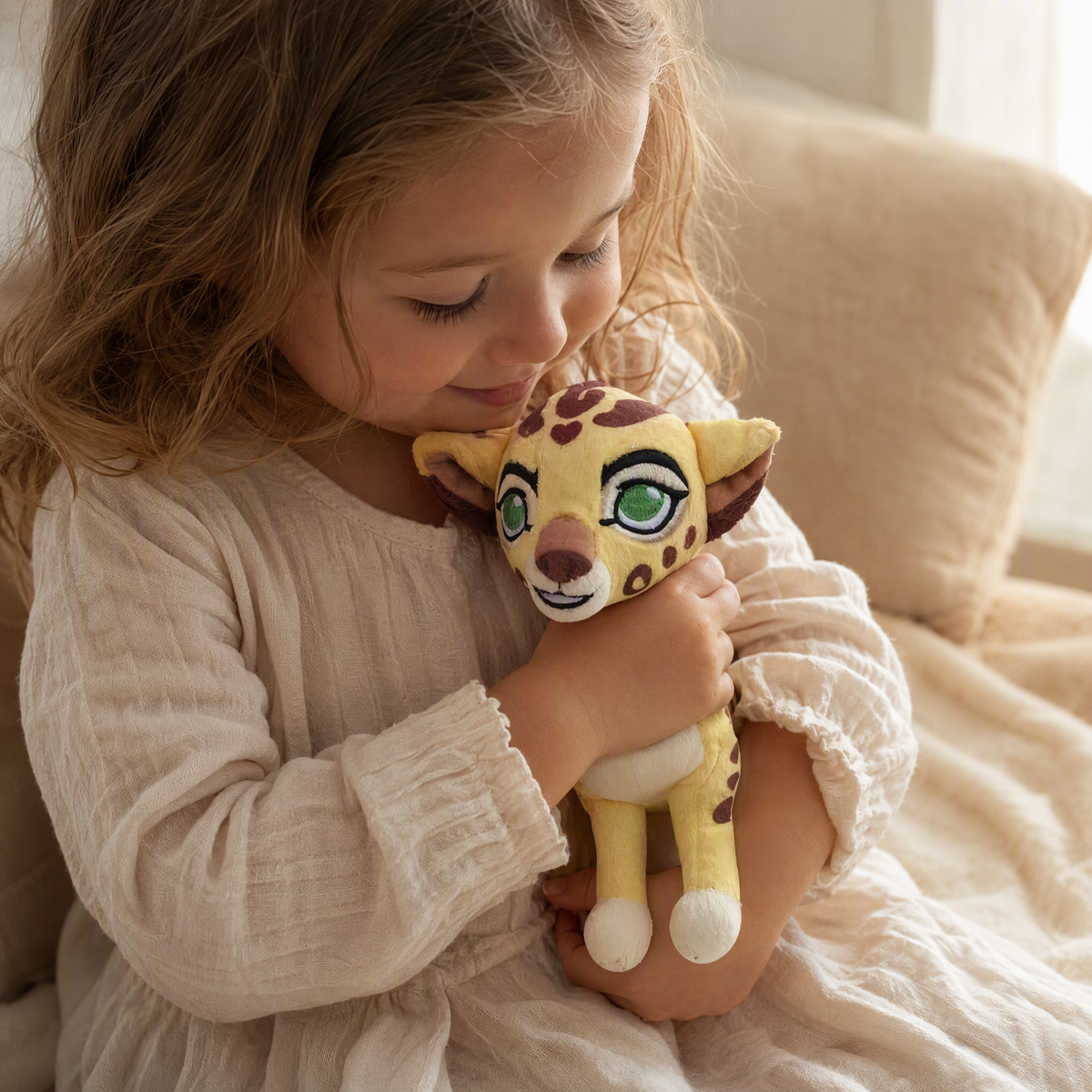Peluche Guépard Fuli Le Roi Lion 15cm