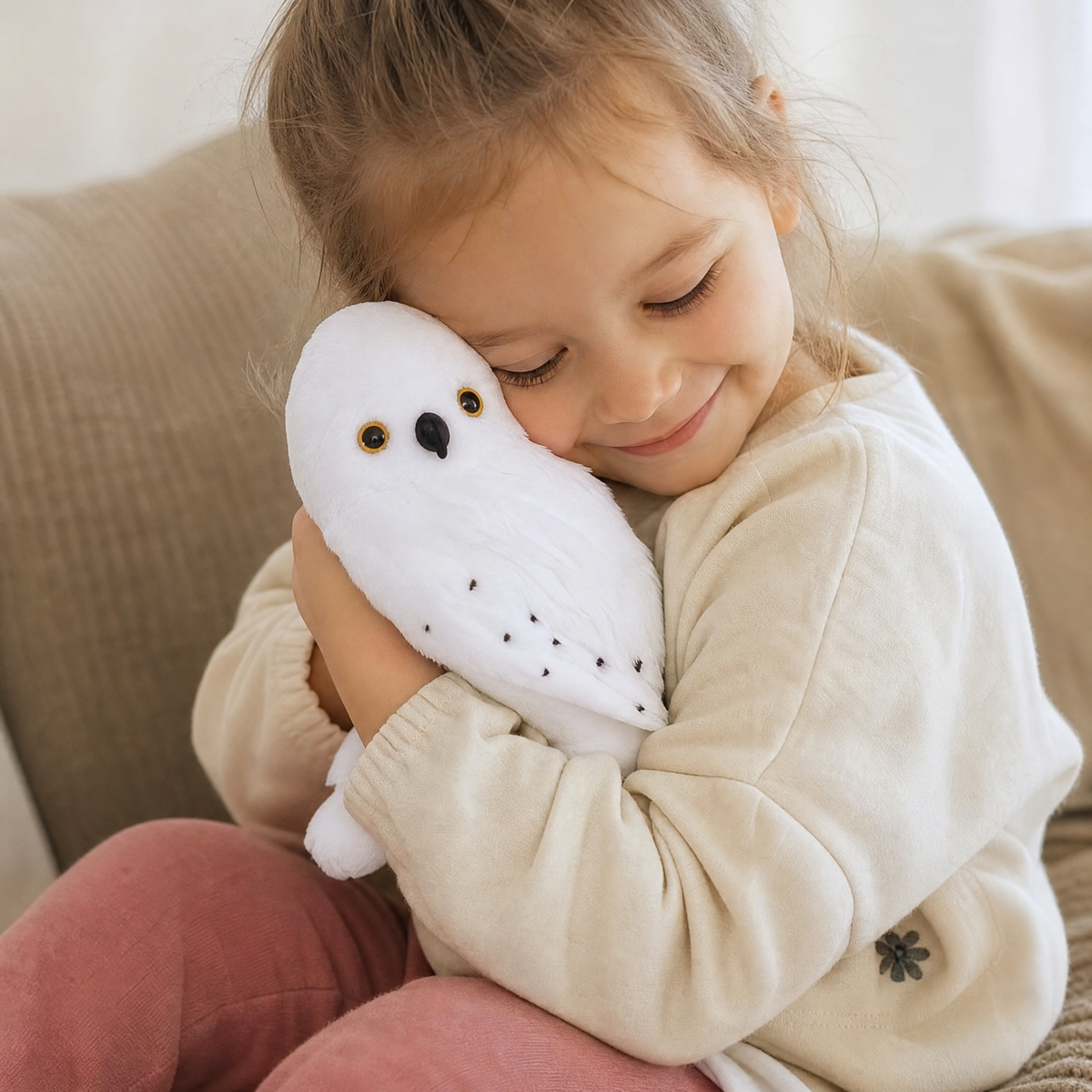 Peluche Hedwige Harry Potter Hibou Blanc 18 cm