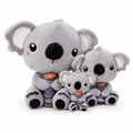 Peluche Koala Gris avec Bambou