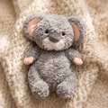 Peluche Koala Grise avec Feuille d'Eucalyptus 35 cm