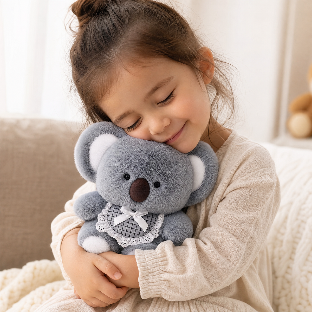 Peluche Koala Grise Douce 20 cm