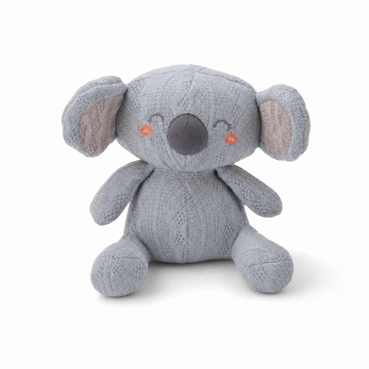 Peluche Koala Tricot Bleu Gris 20 cm