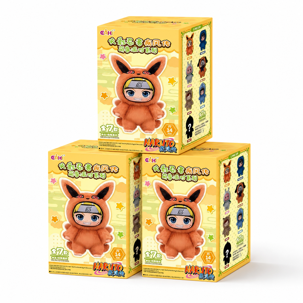 Peluche Labubu Naruto Boîte Mystère