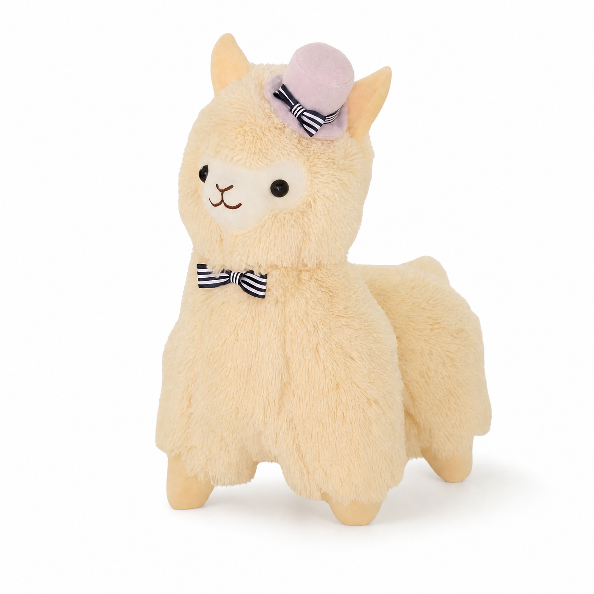 Peluche Lama Chapeau et Nœud Papillon