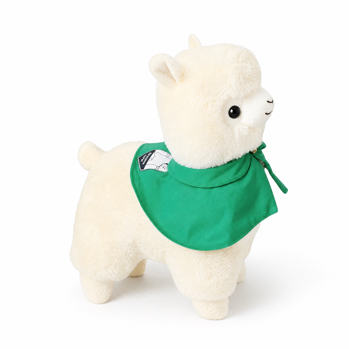 Peluche Lama Magicien avec Cape Verte