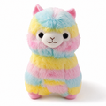 Peluche Lama Multicolore Arc-en-Ciel 25 cm