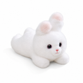 Peluche Lestée Lapin Blanc 30 cm
