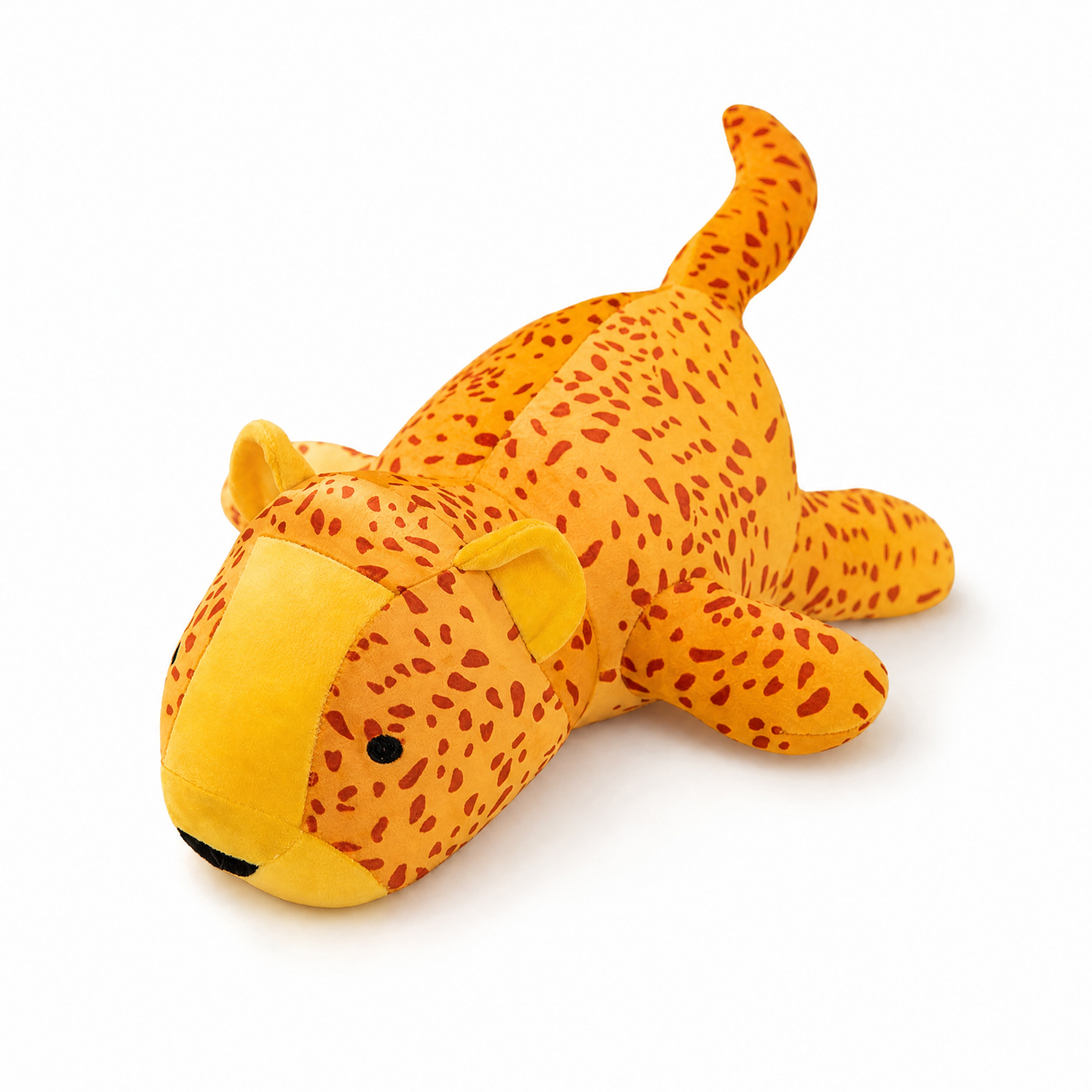 Peluche Lestée Léopard Jaune