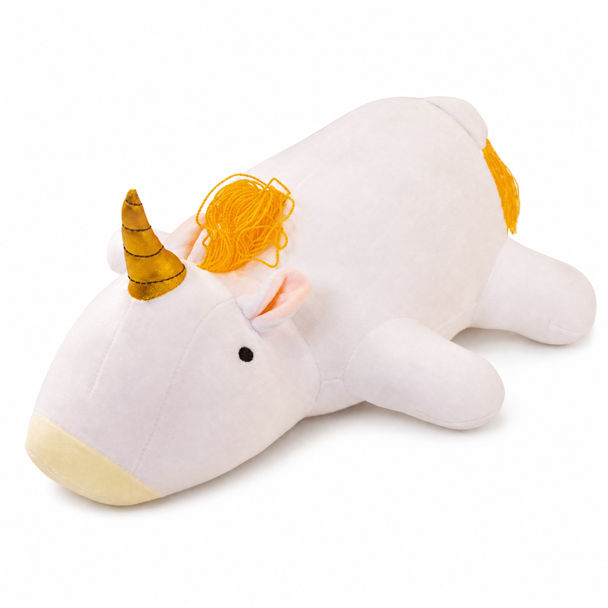 Peluche Lestée Licorne Blanche