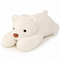 Peluche Lestée Ours Blanc Géant