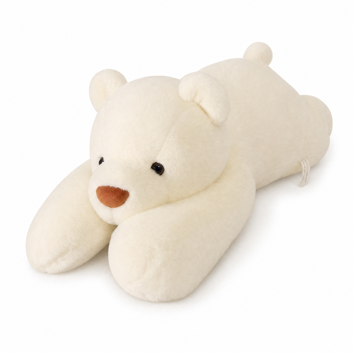 Peluche Lestée Ours Blanc Géant