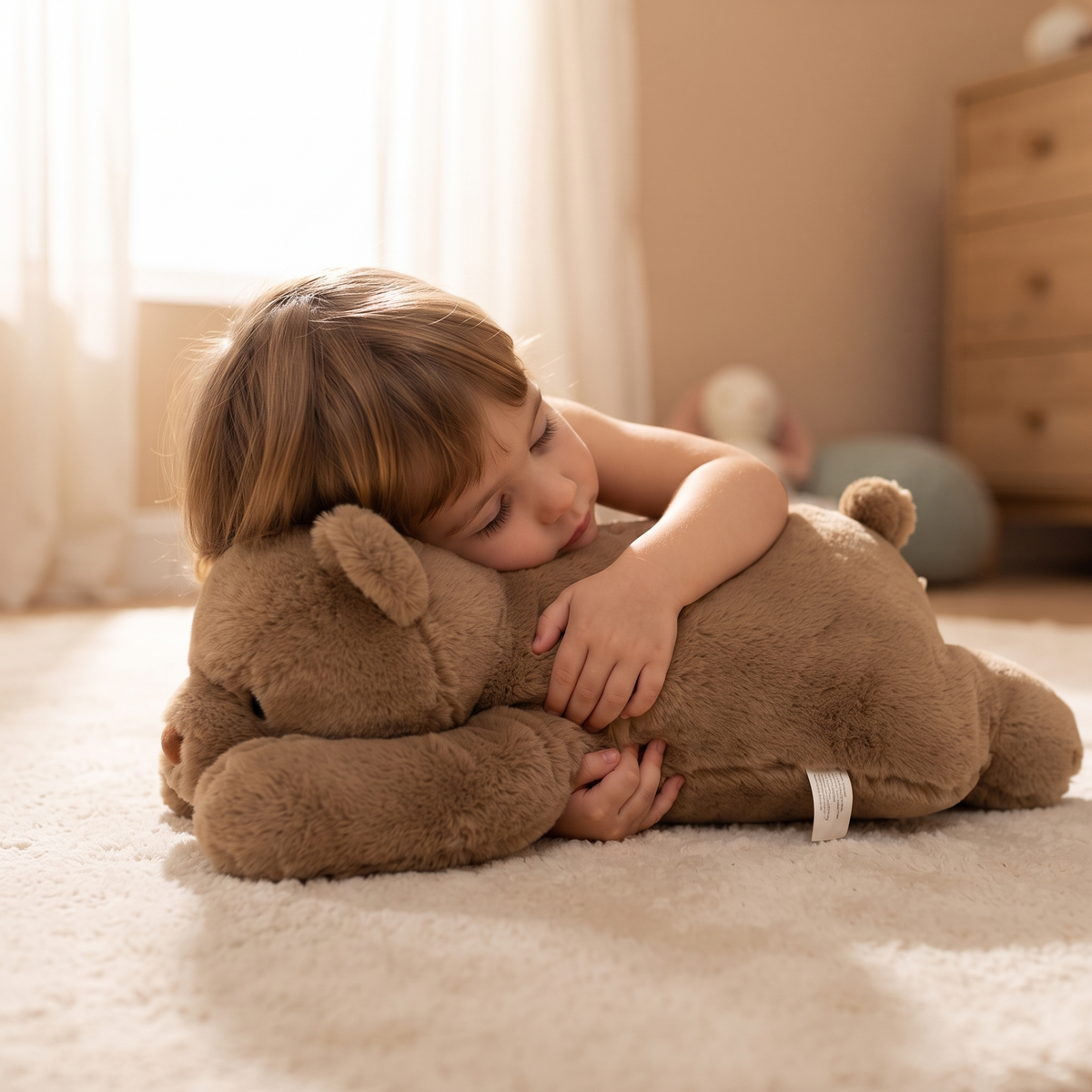 Beschwertes Plüschtier Teddybär Braun