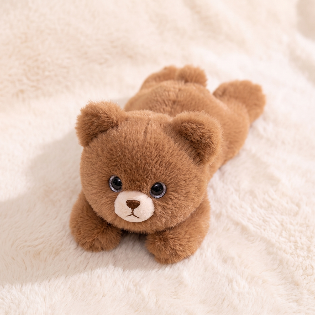 Peluche Lestée Ourson Marron 30 cm