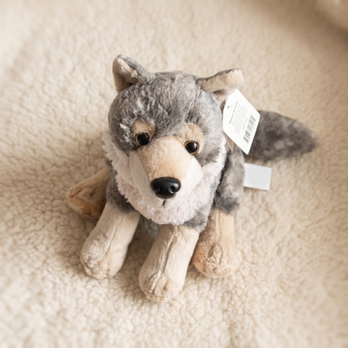 Bezauberndes Wolf-Plüschtier Grau 20 cm