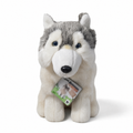 Peluche Loup Gris de Sibérie 28 cm