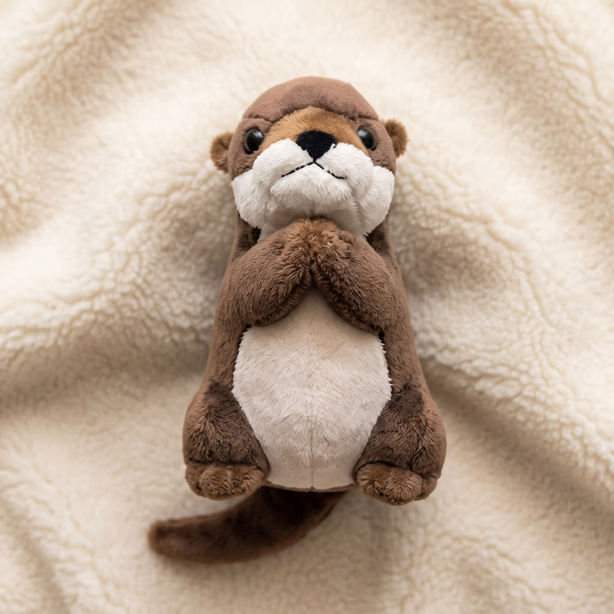 Peluche Loutre en Prière 19 cm