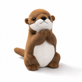 Peluche Loutre en Prière 19 cm
