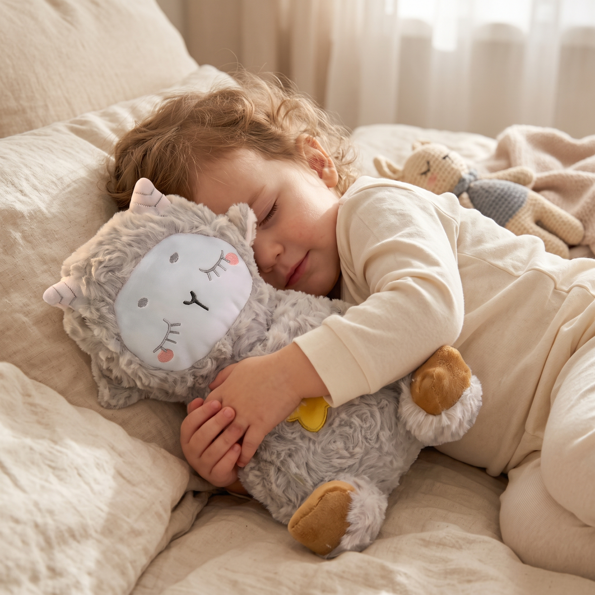 Peluche Mouton Respirante avec Berceuse