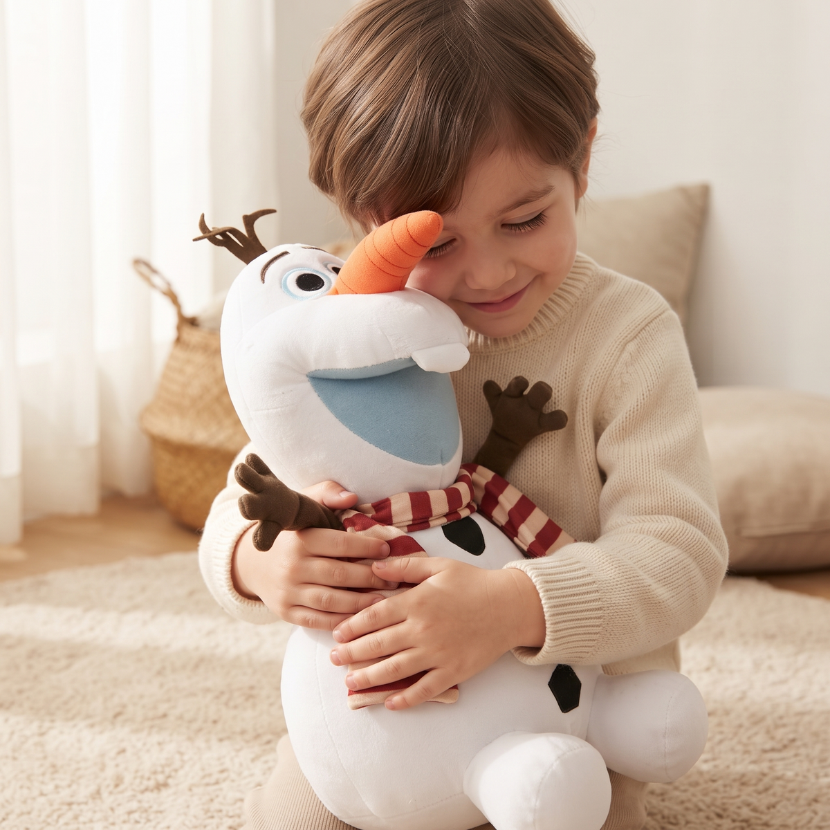 Peluche Olaf Bonhomme de Neige 28 cm